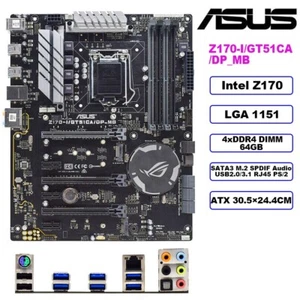 ASUS Z170-I/GT51CA/DP_MB Motherboard Intel Z170 LGA1151 DDR4 SATA3 SPDIF M.2+I/O - Picture 1 of 12