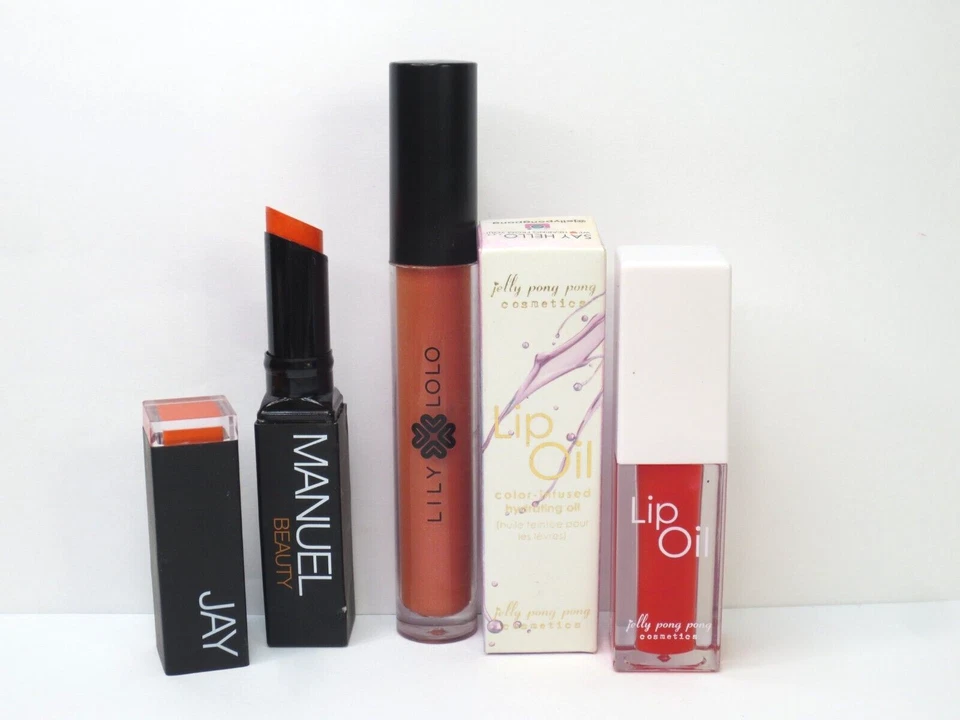 GLOSSES LABIAIS MISTOS SORTIDOS 3 PEÇAS - COQUETEL, MELANCIA E CAMELO - Imagem 1 de 2