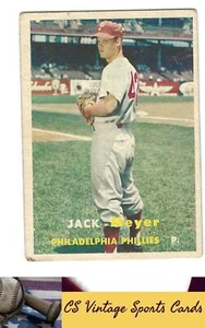 1957 Topps #162 Jack Meyer - Bild 1 von 2