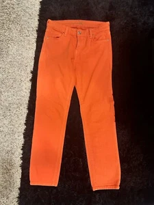 Kate Spade Orange Denim Jeans Size 26  - Picture 1 of 9
