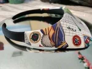 Golf Visor Hole in One - Lightweight Comfortable Golf Ball Tee Clubs - Picture 1 of 5