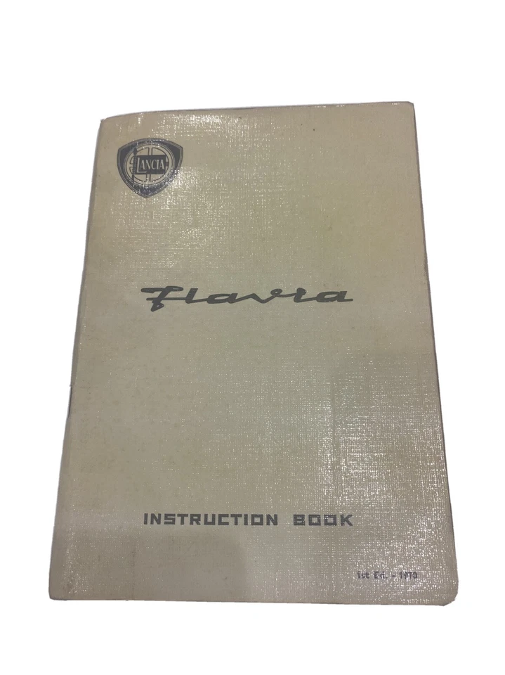 uso e manutenzione lancia Flavia - Immagine 1 di 4