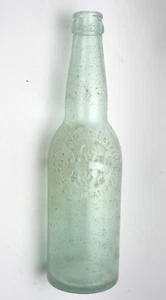 Unusual Antique Christian Moerlein Beer Bottle Cincinnati Ohio Agua Glass Clean - Picture 1 of 9