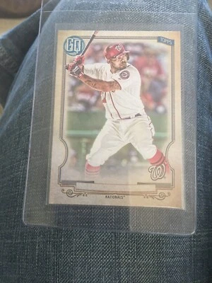 2020 TOPPS GYPSY QUEEN HOWIE KENDRICK #13 NO NAME  PLATE MINT+ NATIONALS - Image 1 of 2