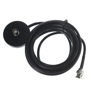 5.4cm Diameter Mount Base with 3 Meters Cabel BNC Male Radio Connector - Photo 1/8