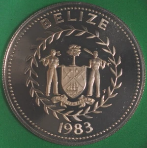 1983 Belize Dollar Proof - Picture 1 of 2