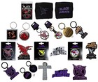 BLACK SABBATH - OFFICIAL LOGO SWEATBAND METAL KEYRING BADGE PACK - NEVER SAY DIE