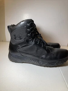 Under Armour Men’s Stellar Tactical Boots Black Size 12 - Picture 1 of 7