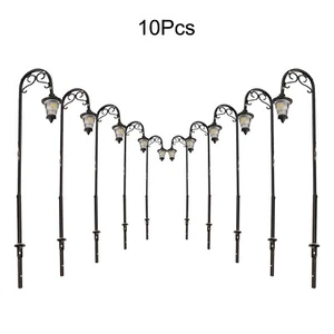 10 St??ck Spur H0 1:87 LED Parklaternen Licht Lampen 63mm 3V Modellbau Bonsai - Bild 1 von 7