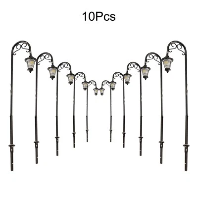 10 St??ck Spur H0 1:87 LED Parklaternen Licht Lampen 63mm 3V Modellbau Bonsai - Bild 1 von 4