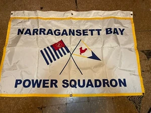 Bandera de colección del Escuadrón Eléctrico de Estados Unidos 39" x 59” bahía de Narragansett - Imagen 1 de 1