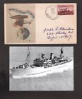 U.S.S. Maury  (AGS-16) - Naval Ship's Cover - Aug 24, 1947
