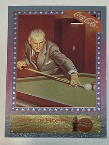 1995 Coca-Cola Series 4 WILLIE HOPPE All Time Sports Favorite Foil Card SF-1 - Picture 1 of 2