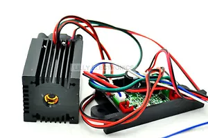 12 V 532nm 50-70mw grünes Laserpunktdiodenmodul mit LÜFTER TTL funktioniert lang zum Selbermachen - Bild 1 von 7
