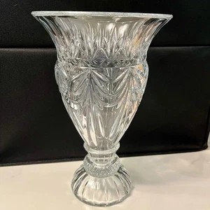 CONTESSA By GODINGER Crystal Flower Vase 12" Table Centerpiece Home Decor - Picture 1 of 12