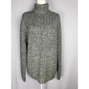 Alpaca Wool Blend Cabincore Marled Classic Turtleneck Sweater Mens XL Victorinox - Picture 1 of 14