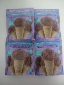 (4 pk) Nostalgia CHOCOLATE Ice Cream Mix Makes 2 Quarts per Pack - exp. 11/14/25 - Picture 1 of 3