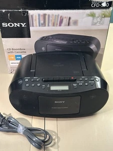 Sony CFD-S50 Stereo Radio MP3 CD cassette recorder complete excellent barely use - Picture 1 of 7