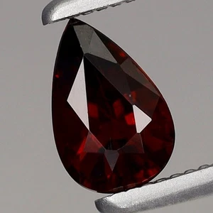 Granate espesartita de 0,59 quilates 6x4 mm pera natural anaranjado rojo piedra preciosa Namibia, Afr - Imagen 1 de 4