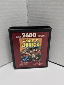 DONKEY KONG Junior JR / RED LABEL - Atari 2600 - Authentic Video Game Cartridge - Picture 1 of 7