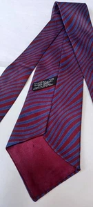 TOOTAL VINTAGE 50S BLACK QUALITY PURPLE STRIPED TIE REVIVALIST/JAZZ/SWING/HEPCAT - Picture 1 of 14