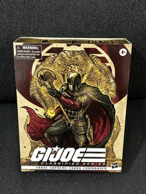 GI JOE Serie Clasificada SNAKE SUPREME COBRA COMMANDER Hasbro NUEVO SIN USAR, EN CAJA Foto 1 de 4