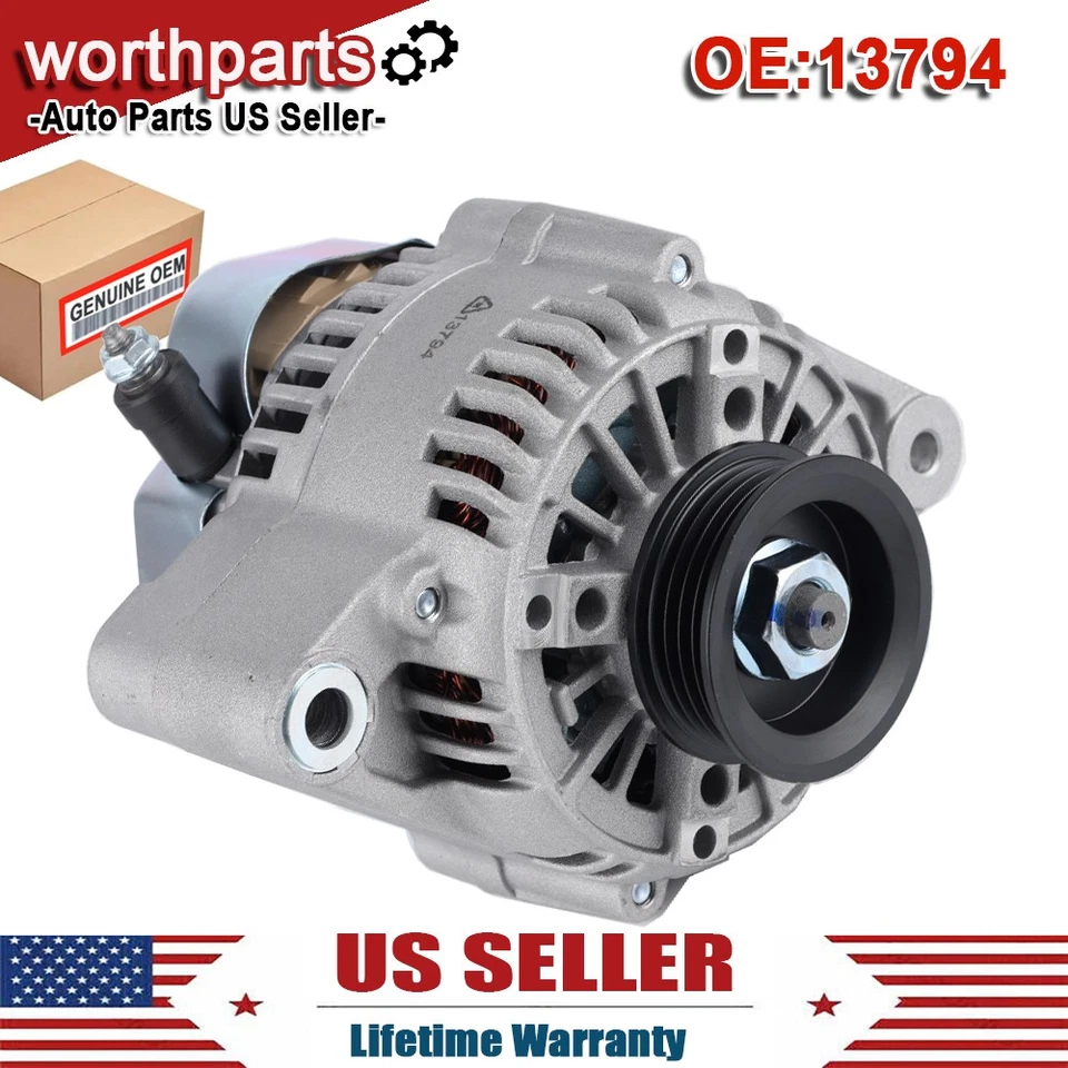 80MP Alternator for 2000-2004 Toyota Tacoma 1999-2002 4Runner 3.4L 27060-62160 Foto 1 de 4