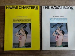 American Express the Hawaii Book Charters Travel 1973 Lot 2 MAG4 - Picture 1 of 8