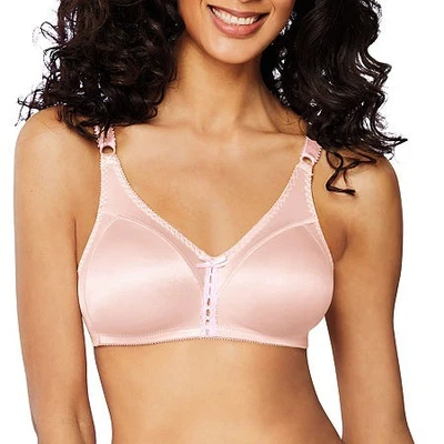 Bali BLUSHING PINK Double Support Wireless Full Coverage Bra, US 40DD, UK 40DD - Image 1 of 4