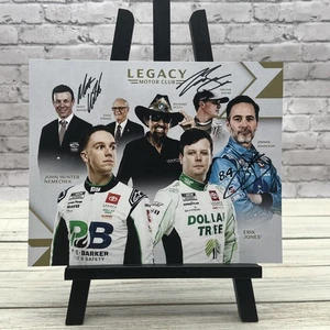 3x SIGNIERTE Legacy Motor Club Fan Day Held Postkarte Jimmie Johnson Matt Kenseth - Bild 1 von 2