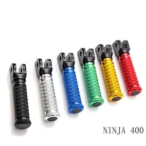 Rider Front Foot Pegs Footpegs POLE For Kawasaki Ninja EX400 2018 19 20 2021 - Picture 1 of 12