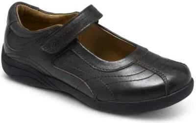 Stride Rite Claire Black Leather Mary Janes School Shoes Girls Size 13 1/2 M - Image 1 of 4