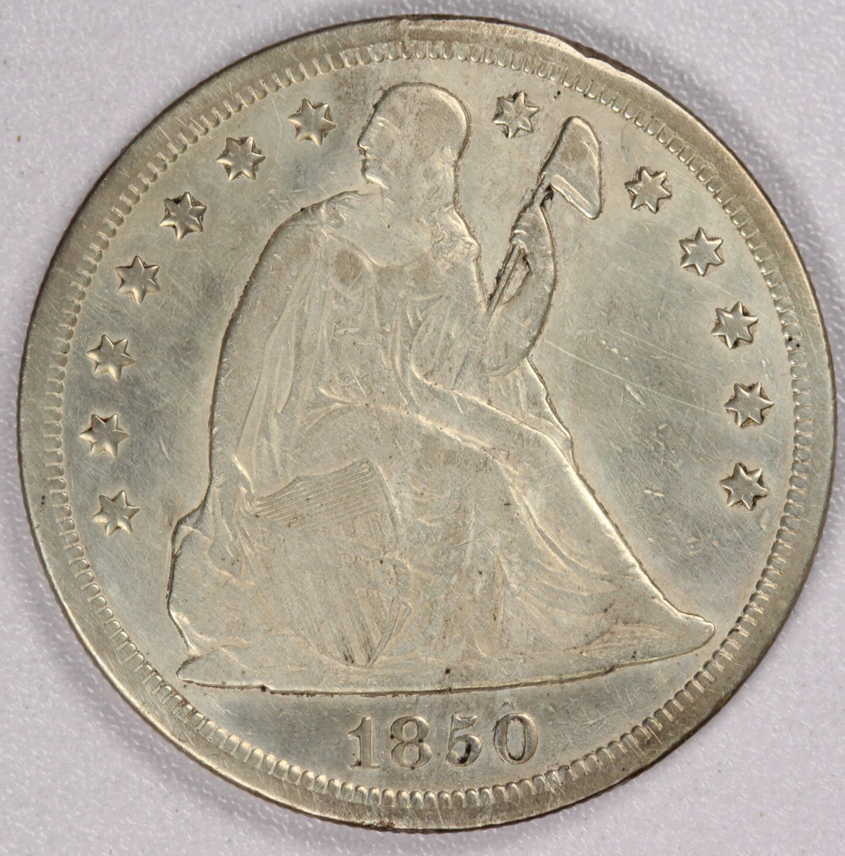 銀貨　1850年製　ONE DOL 1850 Year Seated Liberty US Dollars (1840-1873) for sale | eBay