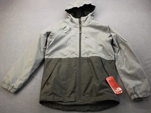The North Face Boys Mid Grey Reflective Logo Warm Storm Jacketw Hood  L  (14/16) - Picture 1 of 5