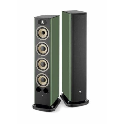 FOCAL ARIA EVO X N°3 GLOSS GREEN COPPIA DIFFUSORI DA PAVIMENTO - Immagine 1 di 4