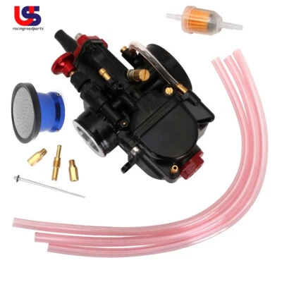 Carburador y filtro de aire PWK de 30 mm apto para motocicletas motocicletas scooters ATV Foto 1 de 4