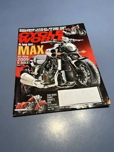 Cycle World Motorcycle Magazine August 2008 YAMAHA V-MAX HARLEY DAVIDSON XR1200 - Picture 1 of 8
