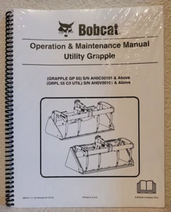 Bobcat Greifer GP55, GRPL55 Betriebs- und Wartungsanleitung 6987411 - Neu, versiegelt - Bild 1 von 2