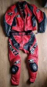 SPYKE RACING LEDER MOTORRADKOMBI BODY ARMOUR Gr. 54 - Bild 1 von 12