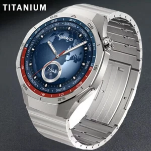 Correa de metal de titanio de lujo de 22 mm para Huawei Watch GT 5/5 Pro GT 4 GT 3 GT 2 46 mm - Imagen 1 de 11