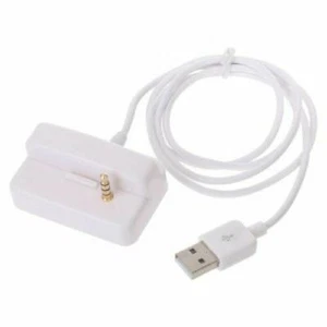 100cm USB Charger Dock Docking Station Cord Cable for iPod Shuffle 2Nd Gen White - Picture 1 of 7