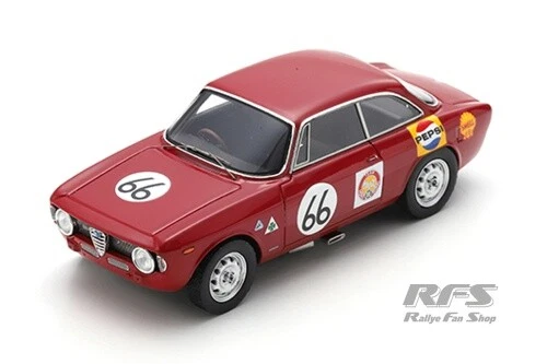 Alfa Romeo GTA Albert Poon Team Hong Kong Singapore GP 1967 1:43 Spark - Bild 1 von 1
