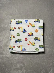 Circo Baby Empfangsdecke Baumaschinen Muldenkipper Go Stop Flanell - Bild 1 von 4