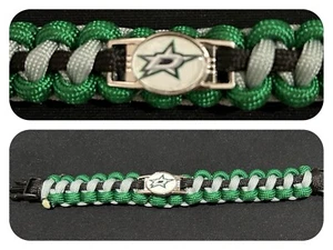 Dallas Stars Inspired Paracord/Survival Bracelet - Picture 1 of 1