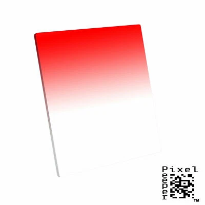 Pixel Peeper 100mm x 150mm Red Soft Graduated 2 Stop Filter Lee Cokin compatible - Image 1 of 4