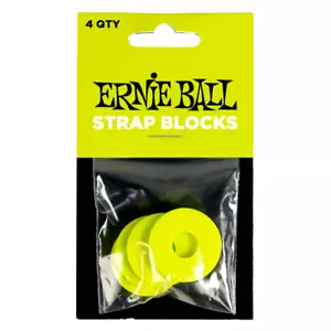 PACK DE 4 STRAP BLOCKS VERT ERNIE BALL 5622 - Foto 1 di 3