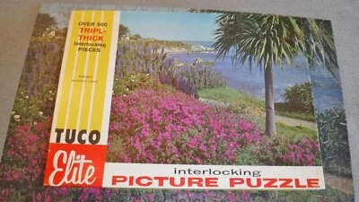 Vintage Large Tuco Elite Jigsaw Puzzle "Monterey Coast" 504  pcs. 14X21 Complete - Image 1 of 4