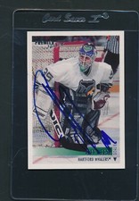 1994/95 Topps #27 Jeff Reese Whalers Signed Auto *D6820