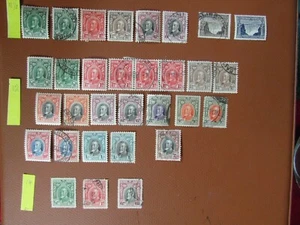 stamps  :  Southern Rhodesia KGV types 2 & 3 1931.  Perf. 11 1/2, 12, & 14. - Picture 1 of 6