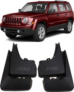 Genuine Front & Rear Mopar Splash Guards Mud Flaps For 2011-2019 Jeep Patriot - Picture 1 of 7